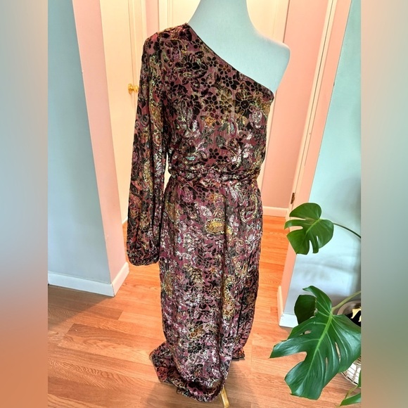 Hemant & Nandita Velvet Burnout Dress - Picture 6 of 10